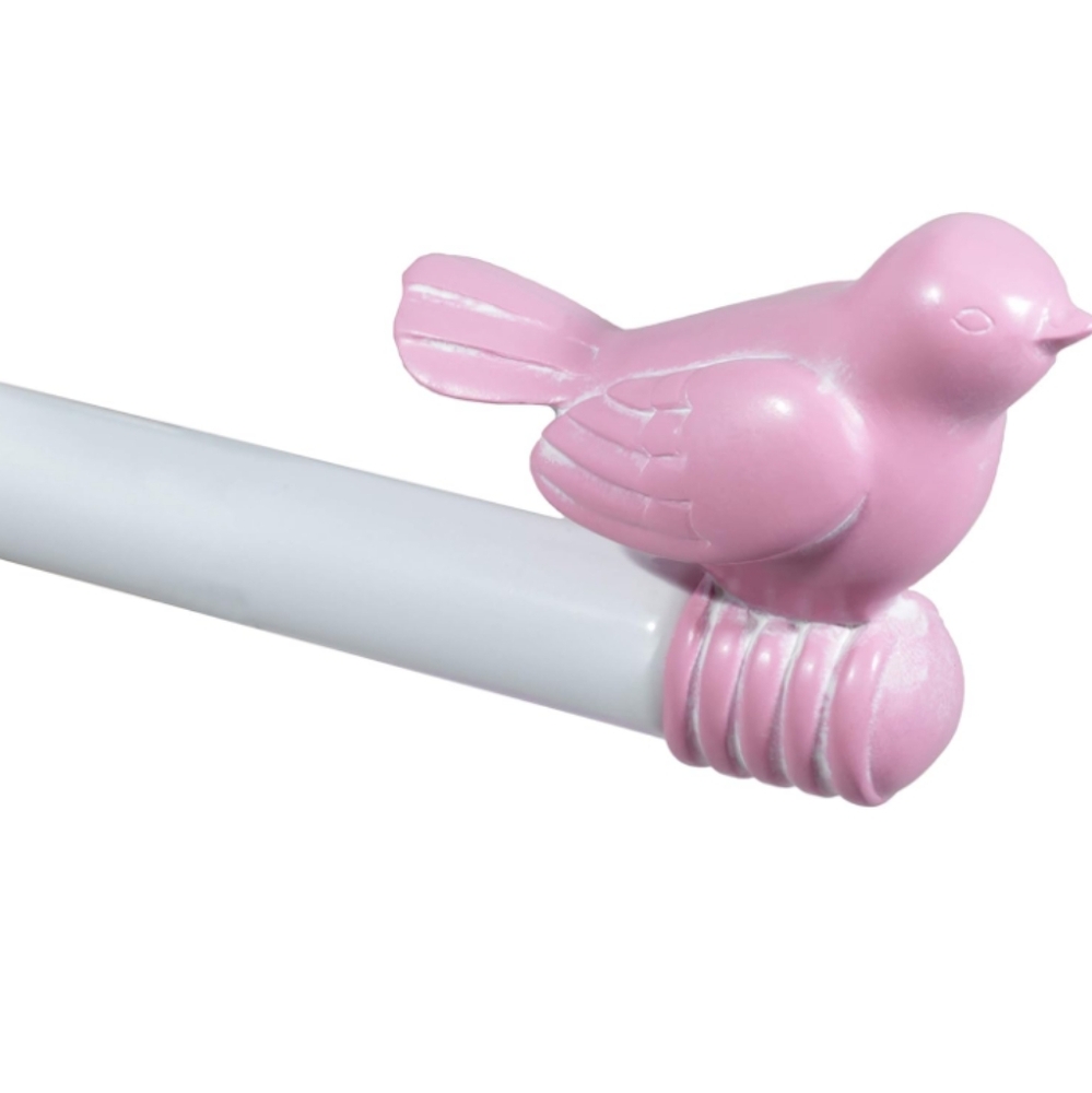 Adorable bird finials for curtain rods check 3rd pic for measurements